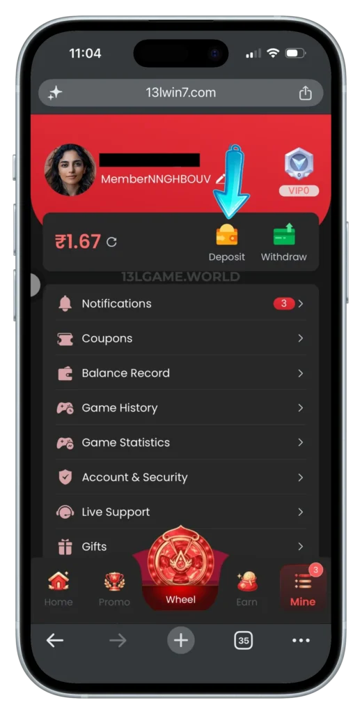 13L-GAME-DEPOSIT