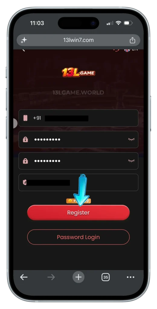 13L-GAME-REGISTER